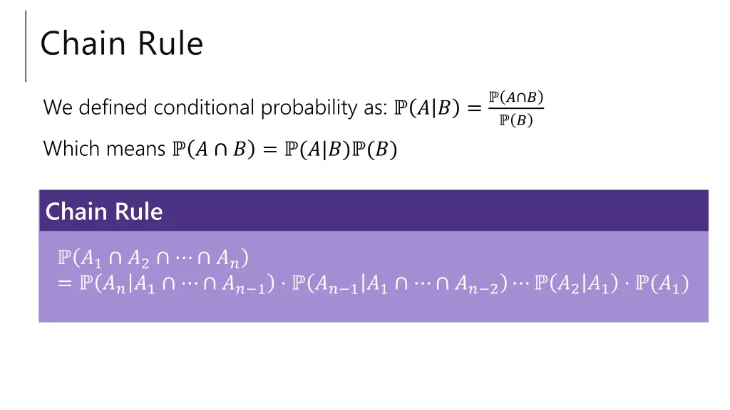 chain rule 1