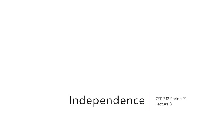independence