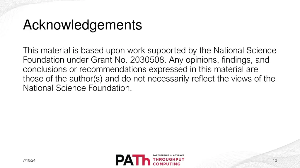 acknowledgements