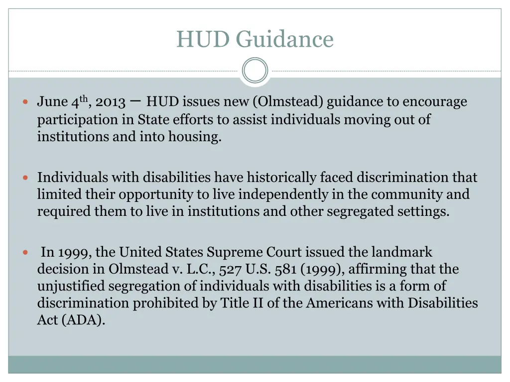 hud guidance