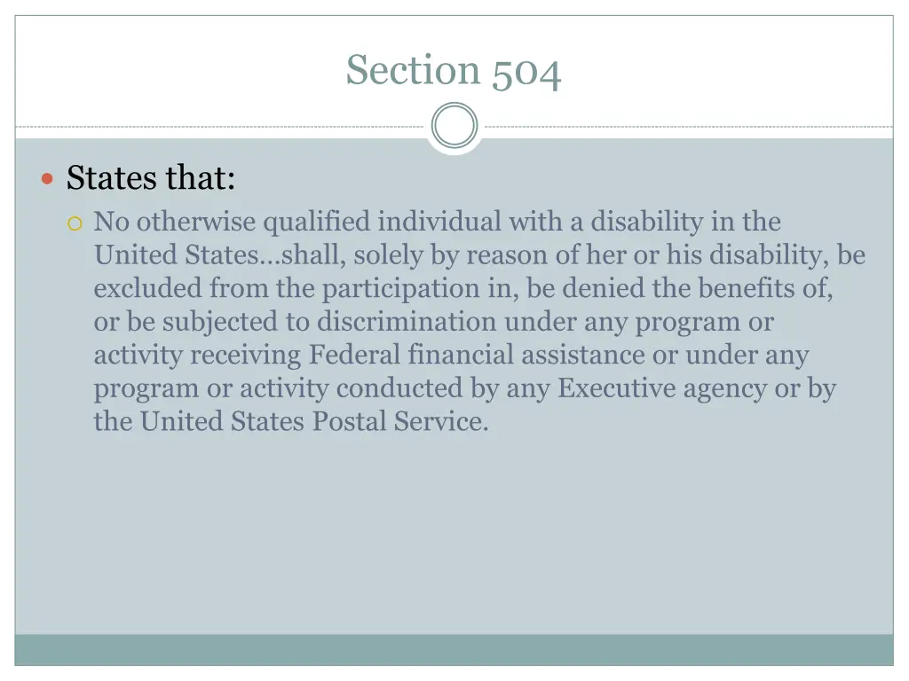 section 504
