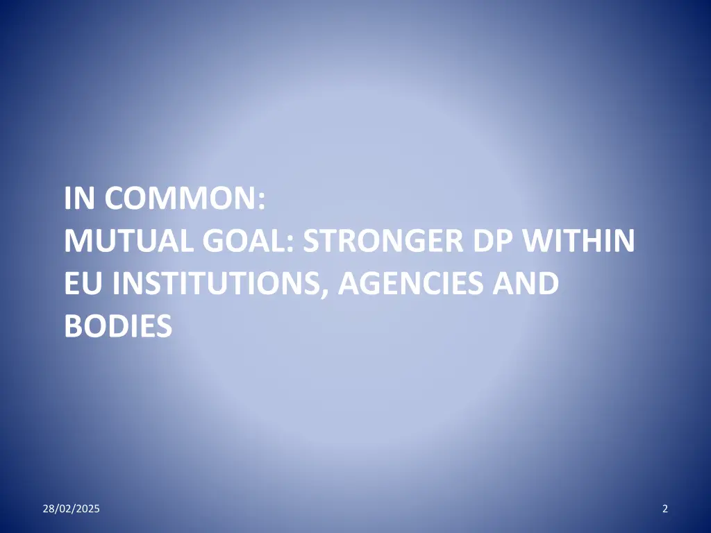 in common mutual goal stronger dp within