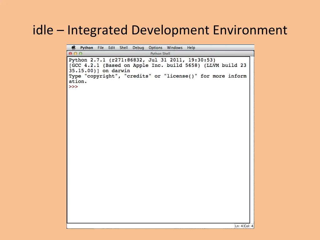idle integrated development environment