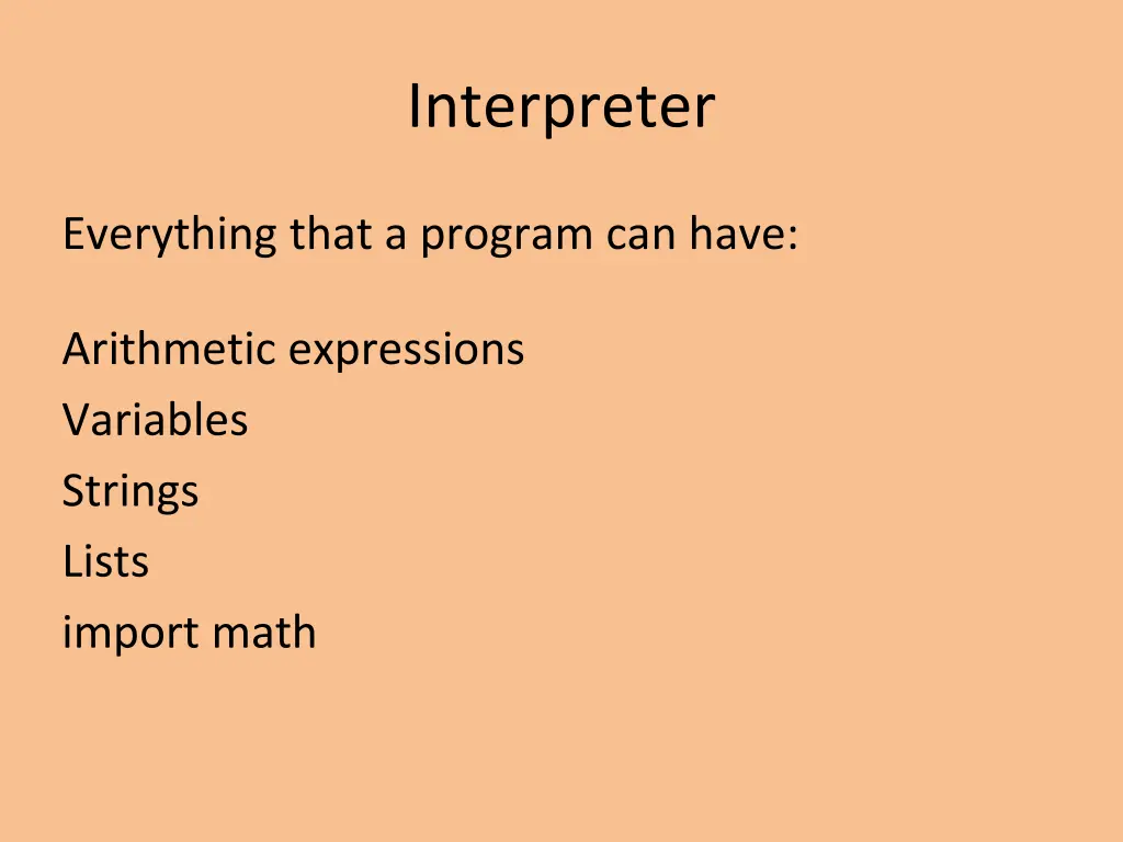 interpreter