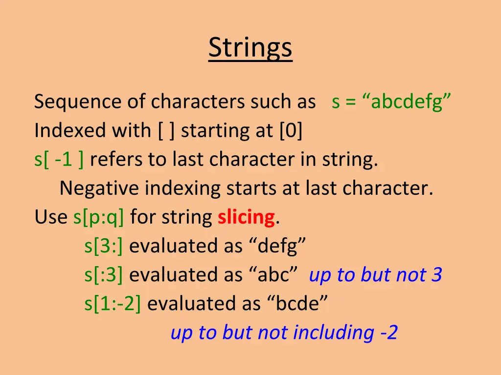 strings