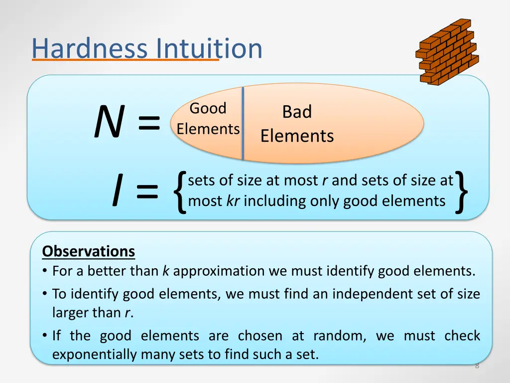 hardness intuition