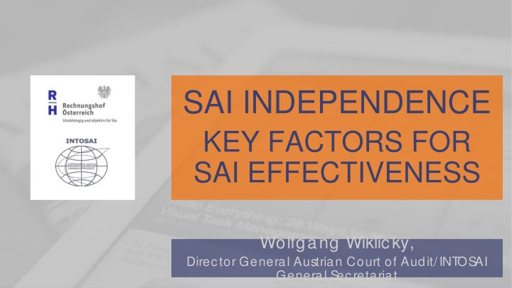 sai independence key factors for sai effectiveness