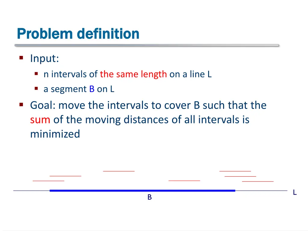 problem definition problem definition