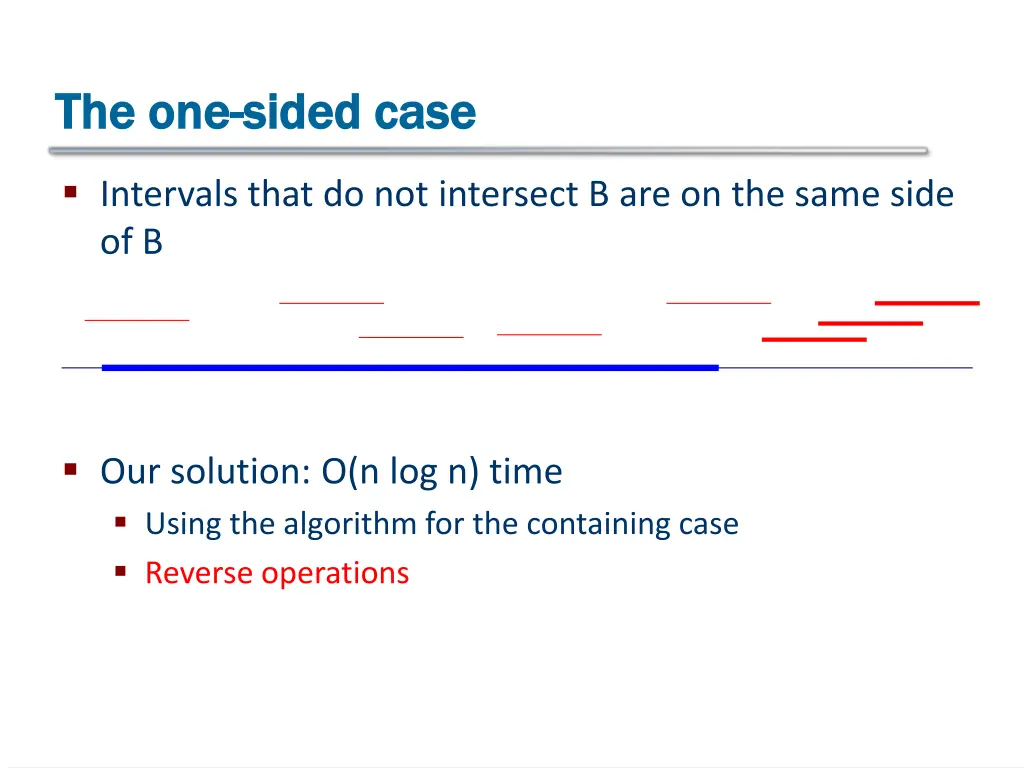 the one the one sided case sided case