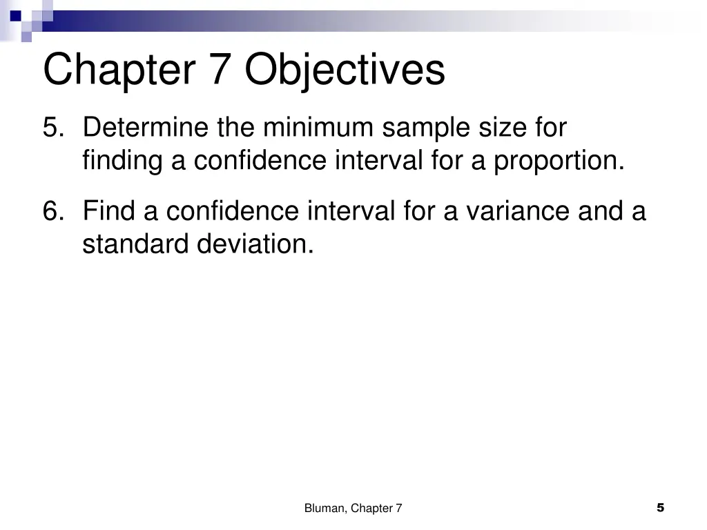 chapter 7 objectives 1