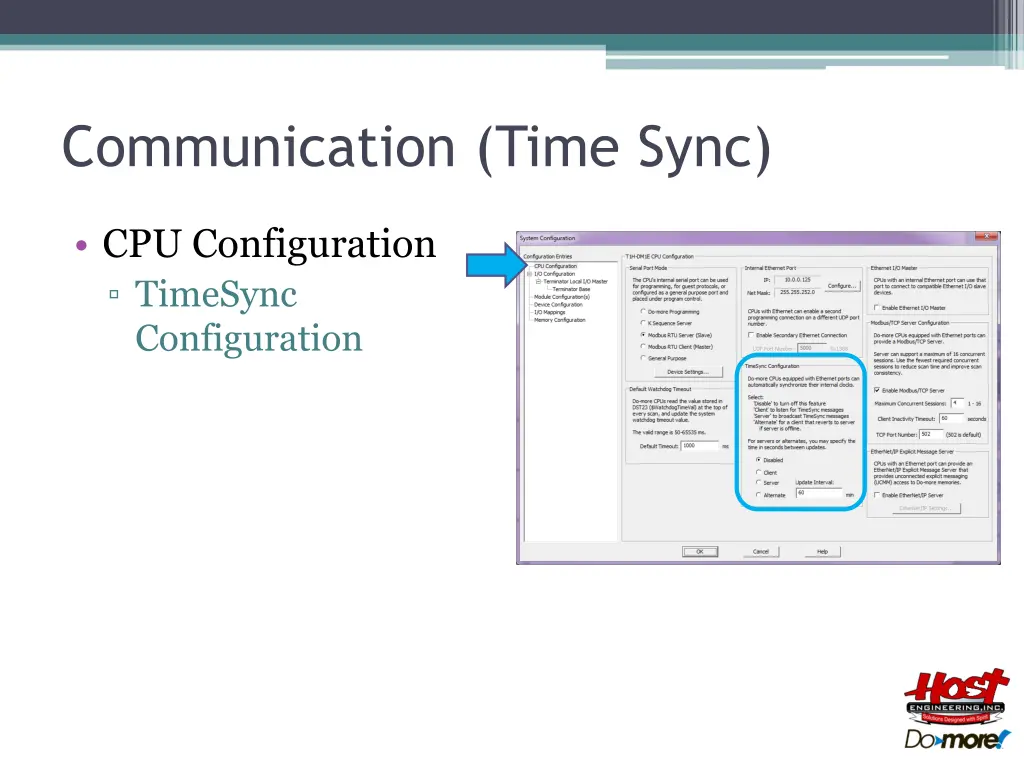 communication time sync