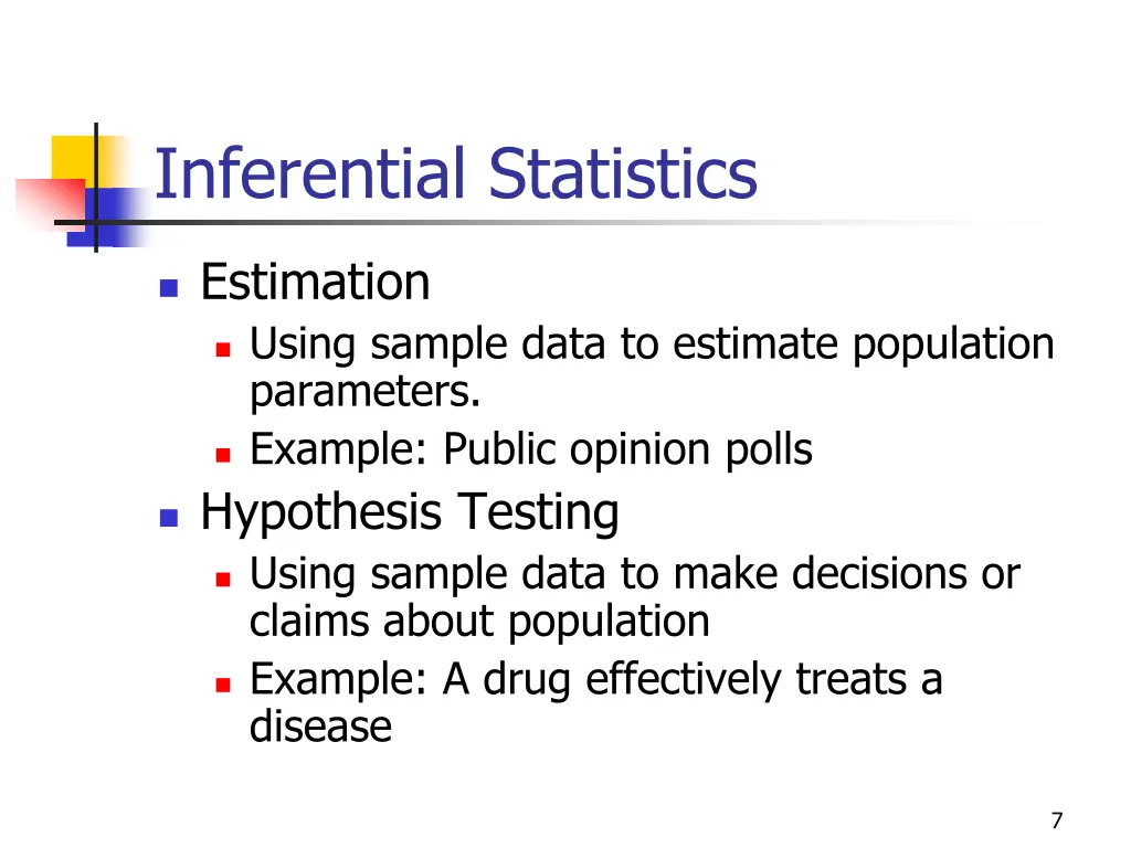 inferential statistics 1