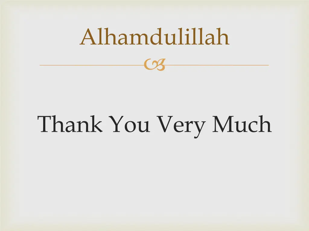 alhamdulillah