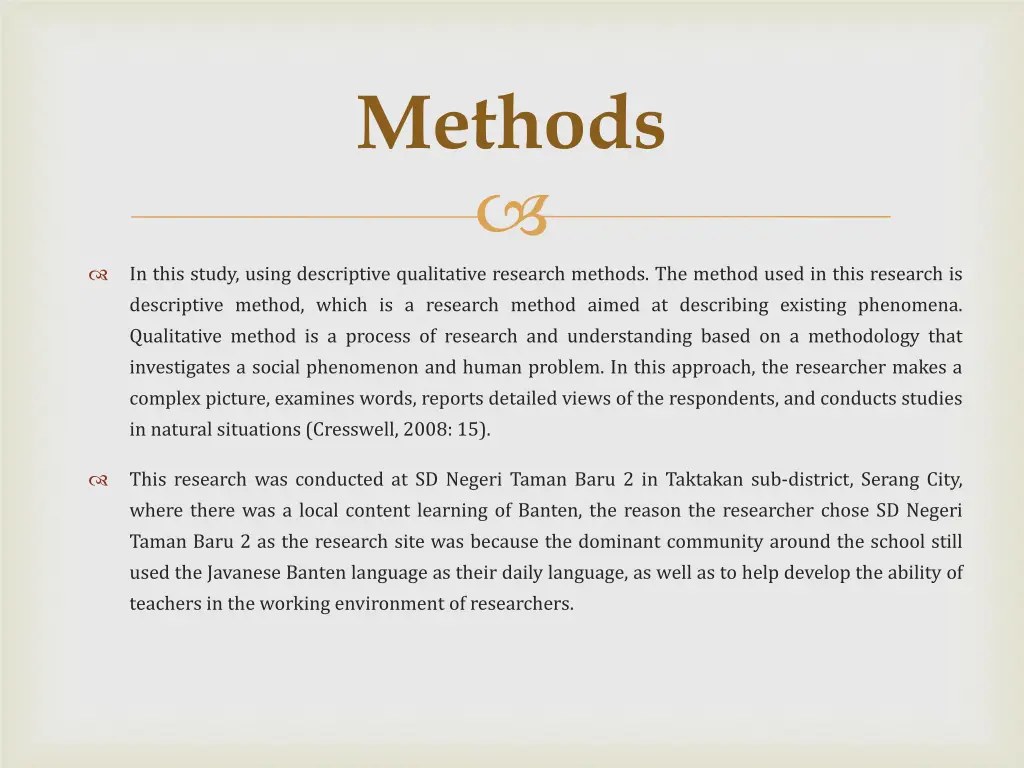 methods