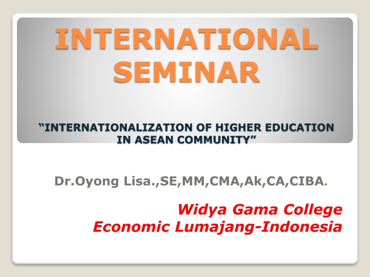 international seminar