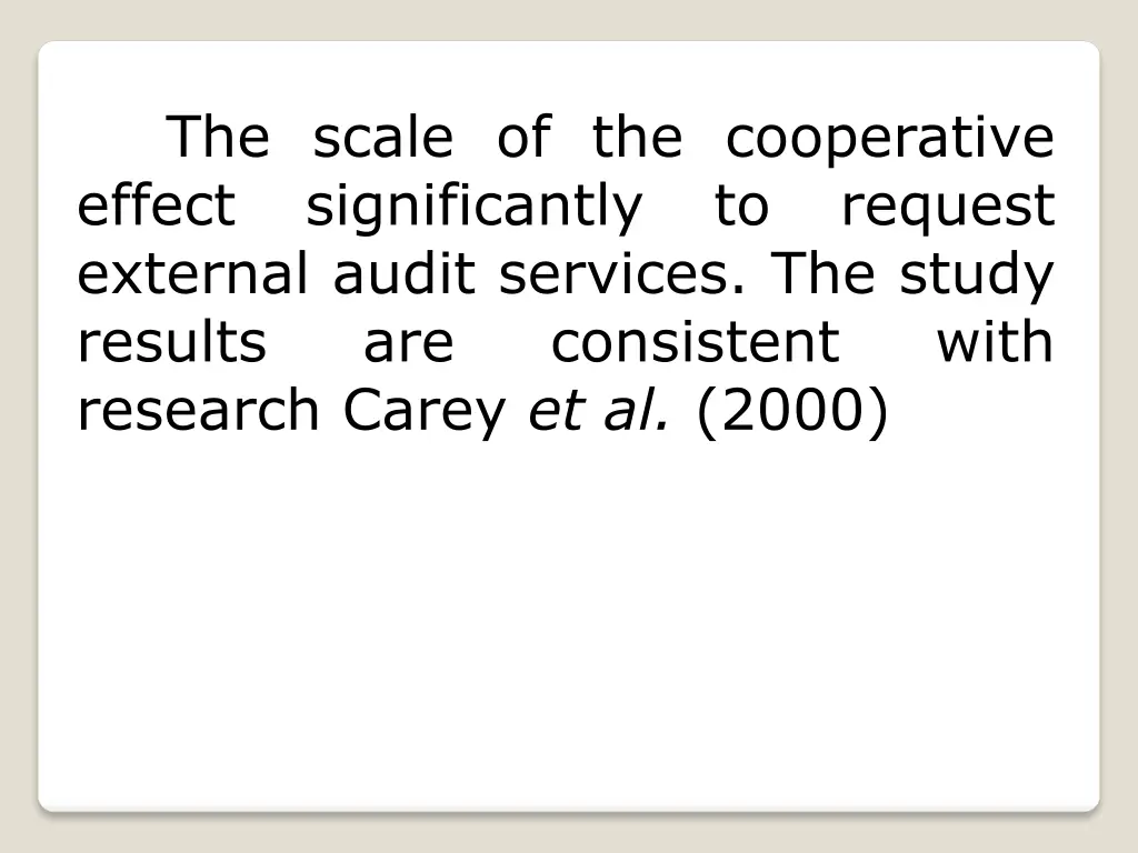 the scale of the cooperative effect significantly