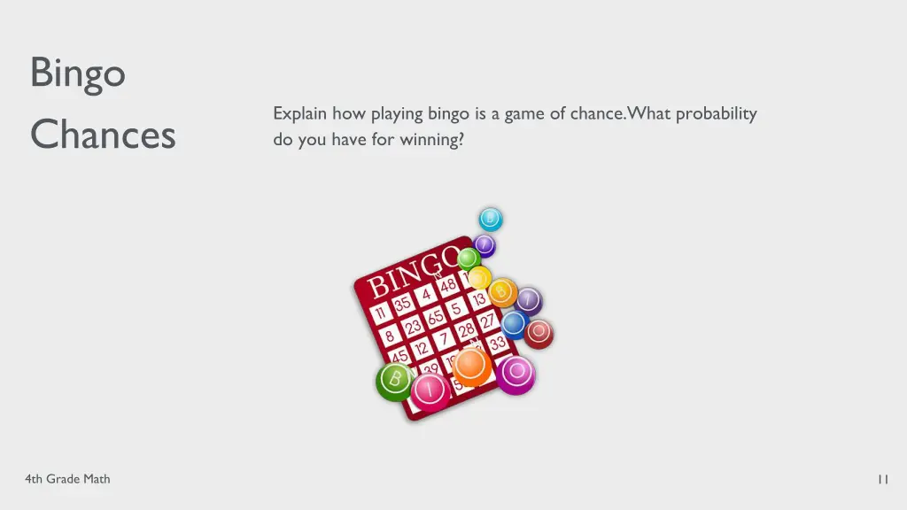 bingo chances