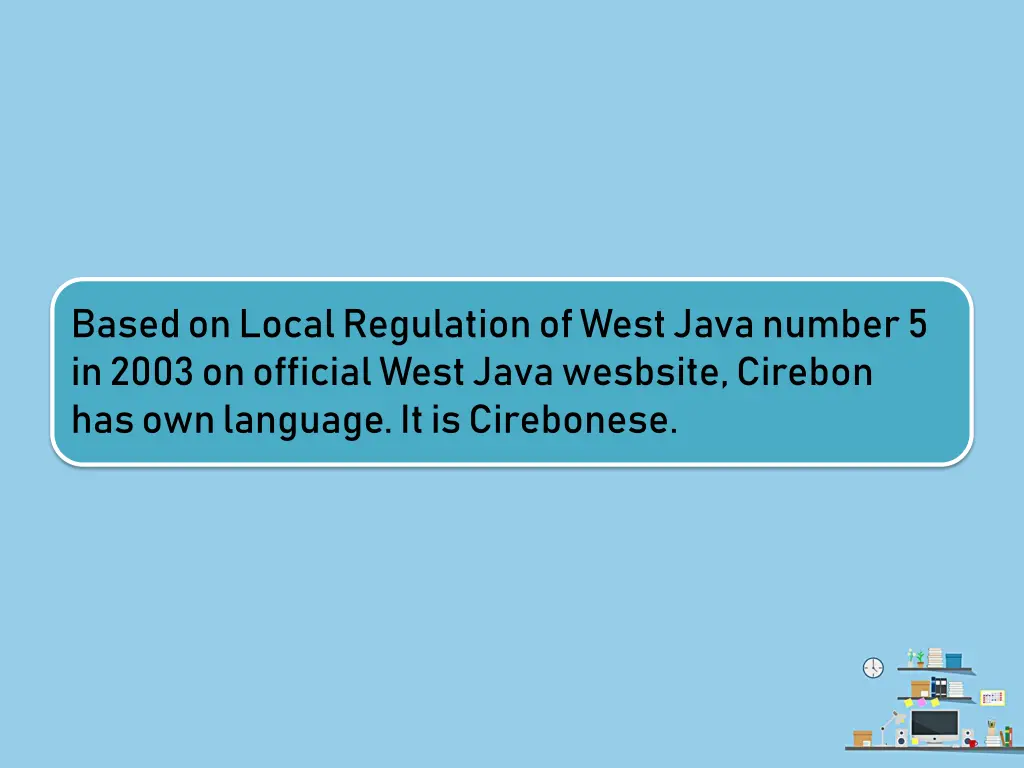 based on local regulation of west java number