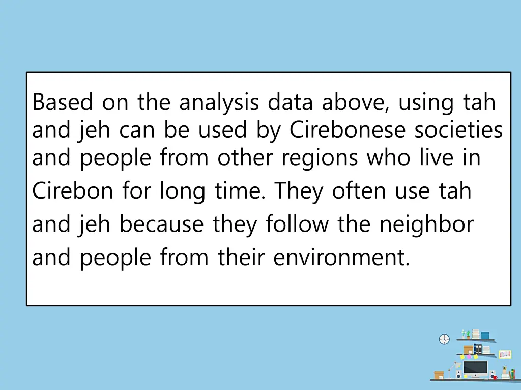 based on the analysis data above using