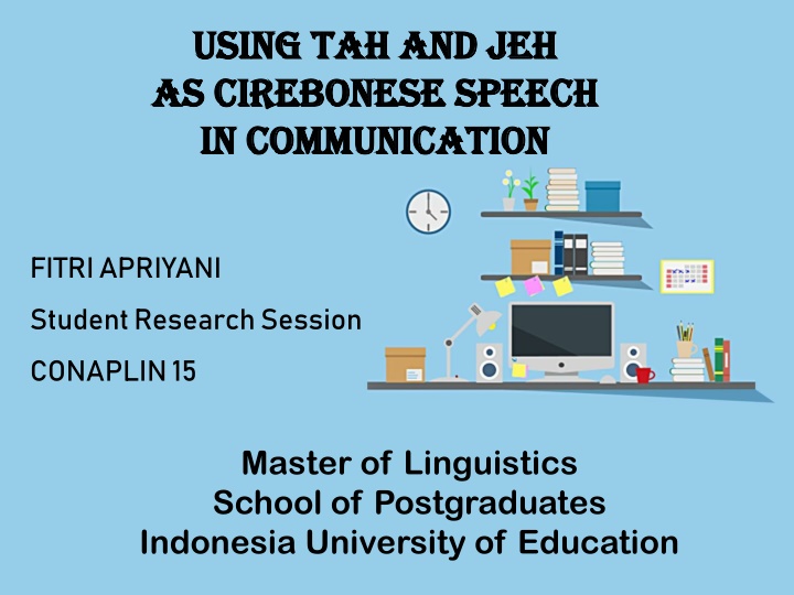 using tah and jeh using tah and jeh as cirebonese