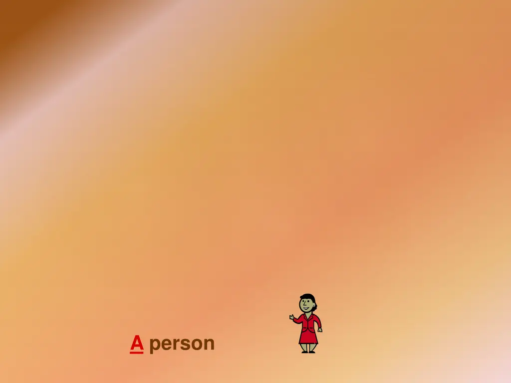 a person