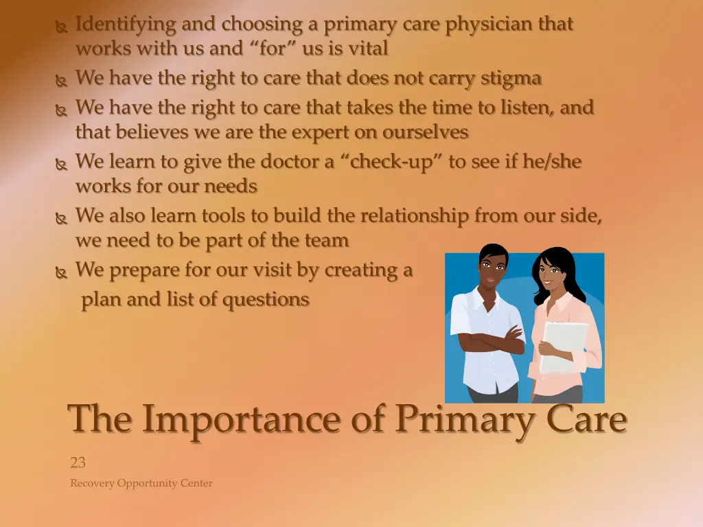 identifying and choosing a primary care physician