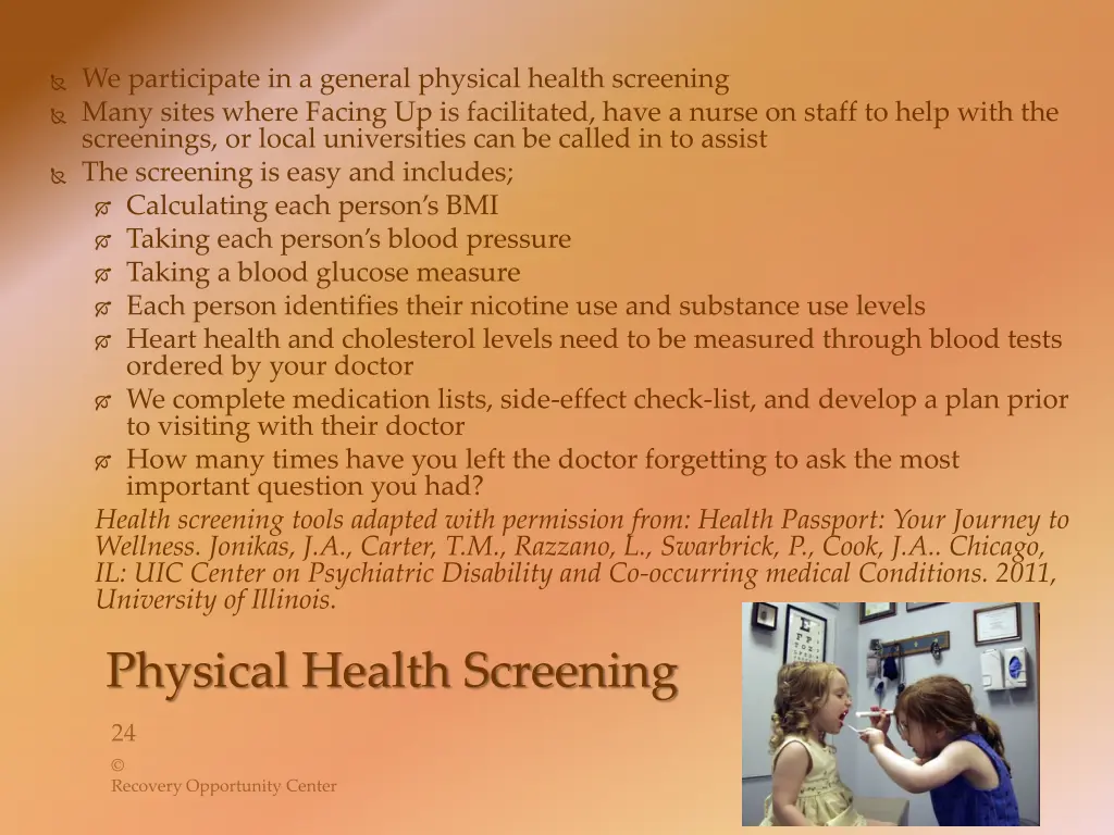 we participate in a general physical health