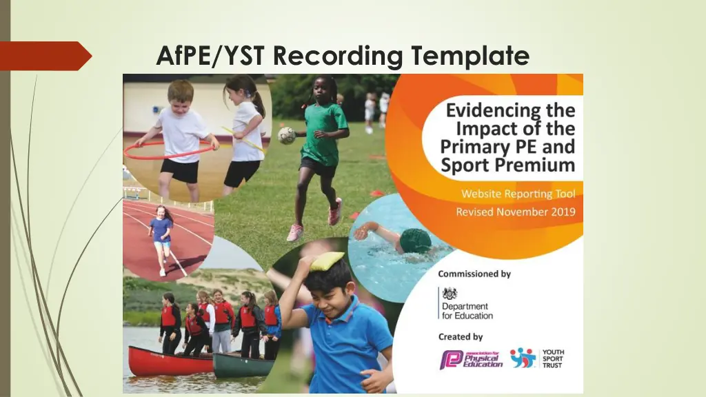 afpe yst recording template