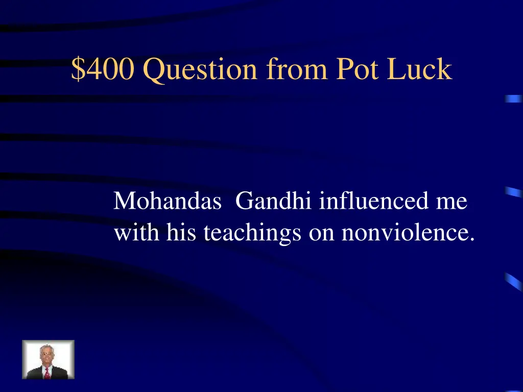 400 question from pot luck