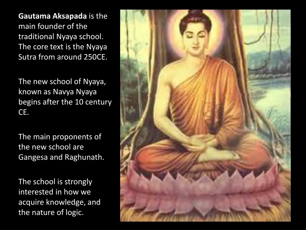 gautama aksapada is the main founder