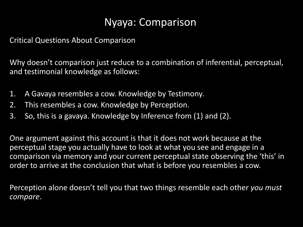 nyaya comparison 1