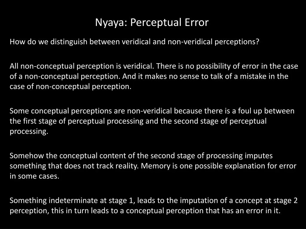 nyaya perceptual error