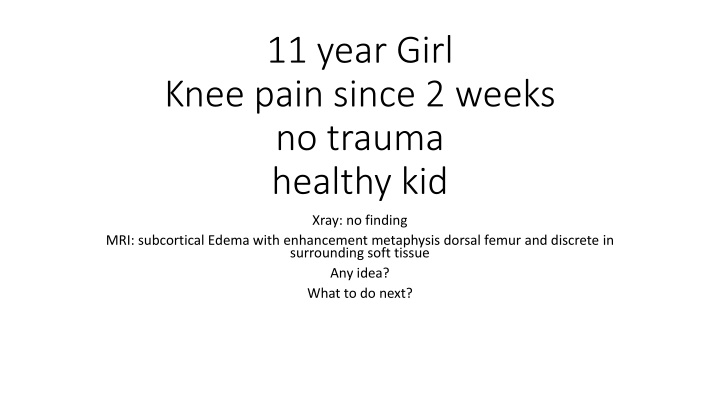 11 year girl