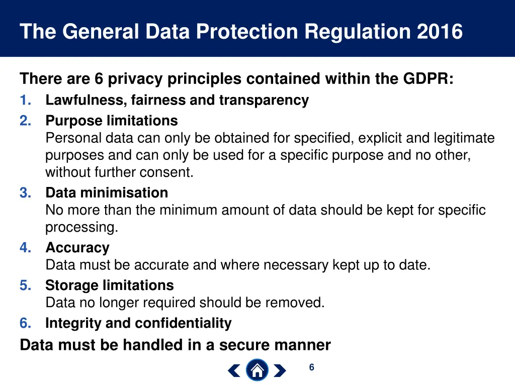 the general data protection regulation 2016