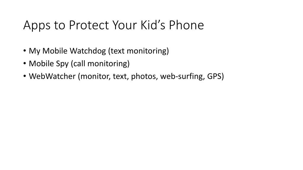apps to protect your kid s phone
