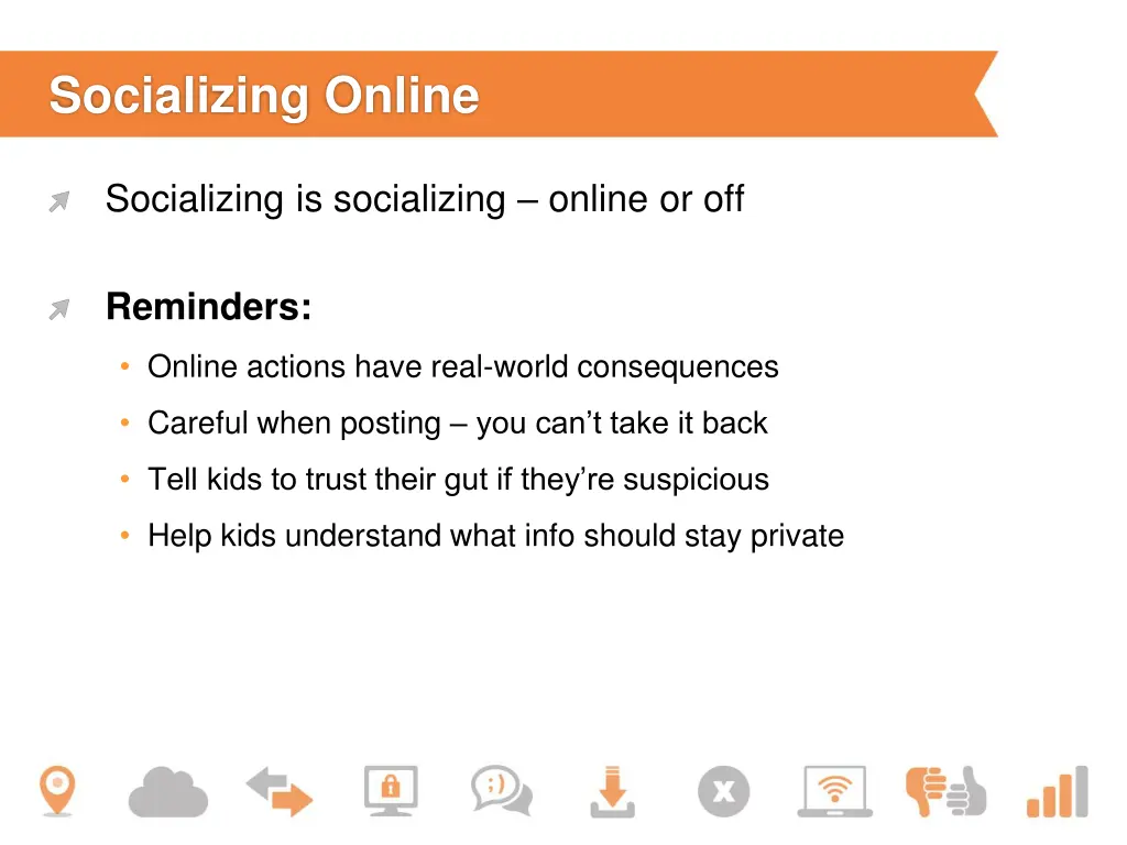 socializing online