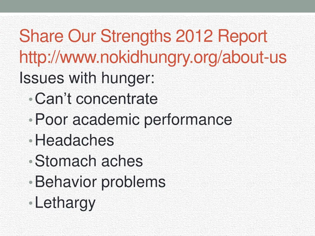 share our strengths 2012 report http