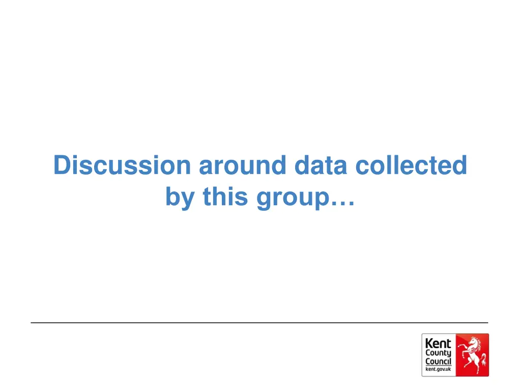 discussion around data collected by this group