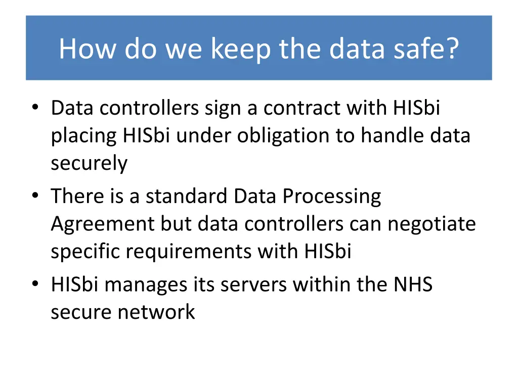 how do we keep the data safe