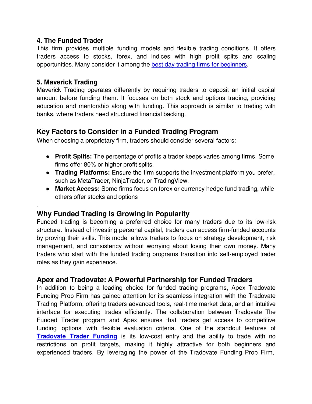 4 the funded trader this firm provides multiple