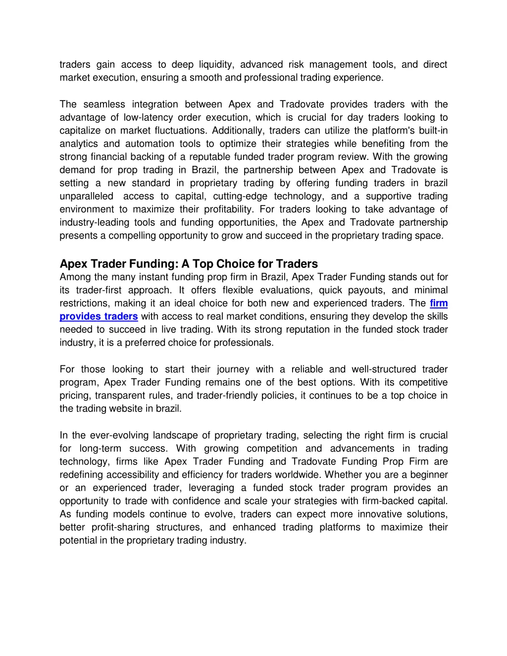 traders gain access to deep liquidity advanced