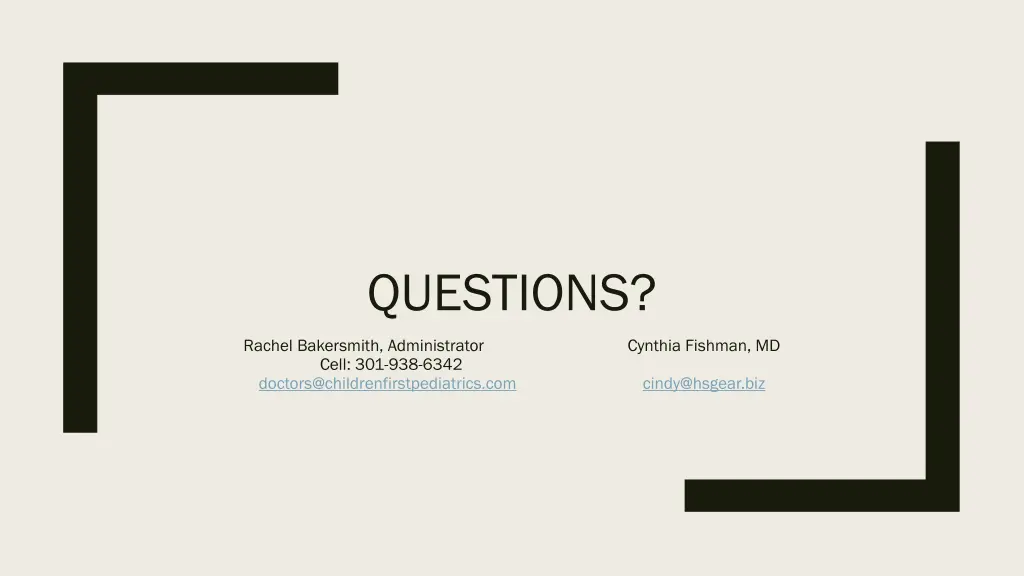 questions