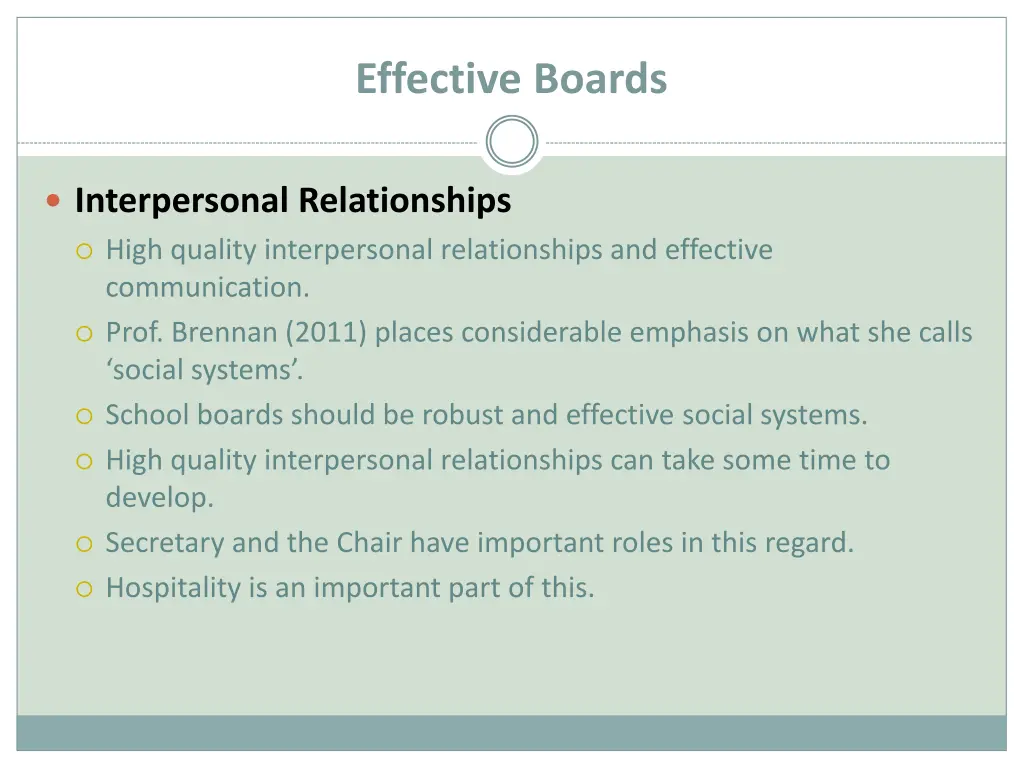 effective boards
