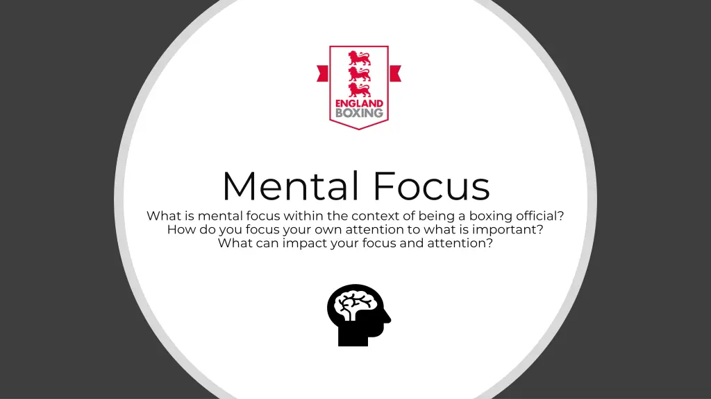 mental focus what is mental focus within