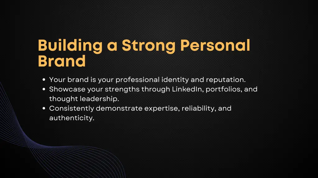 building a strong personal brand