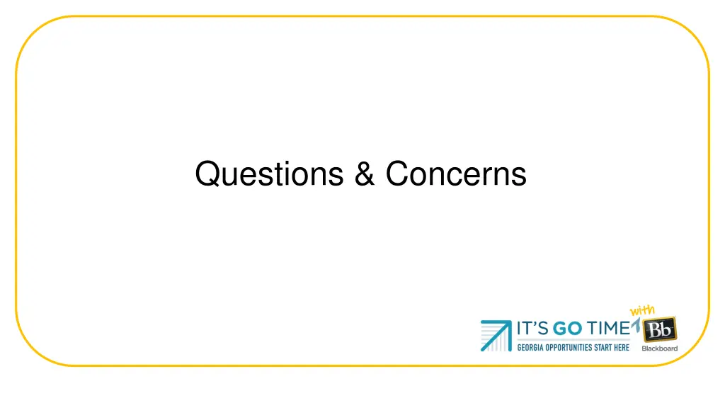 questions concerns
