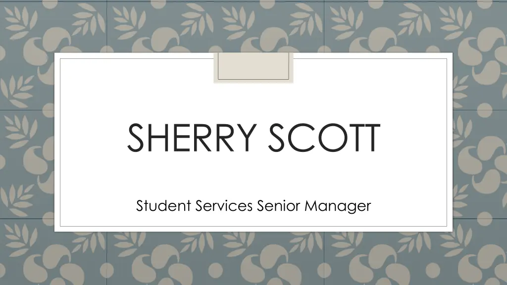 sherry scott