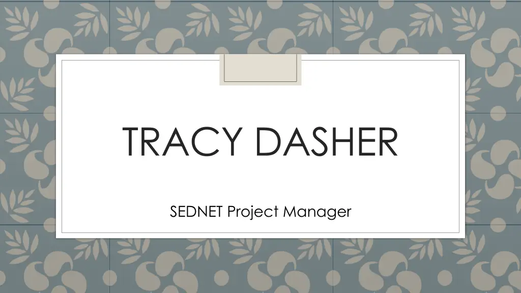 tracy dasher