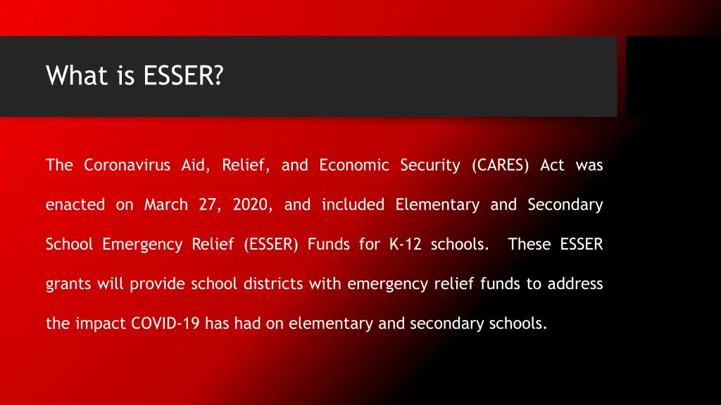 what is esser
