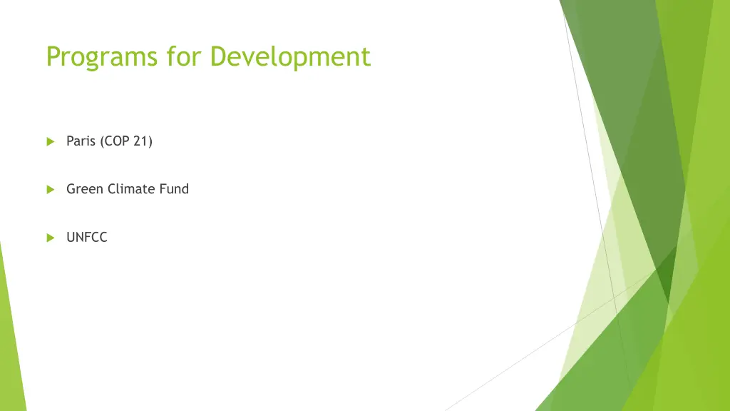 programs for development